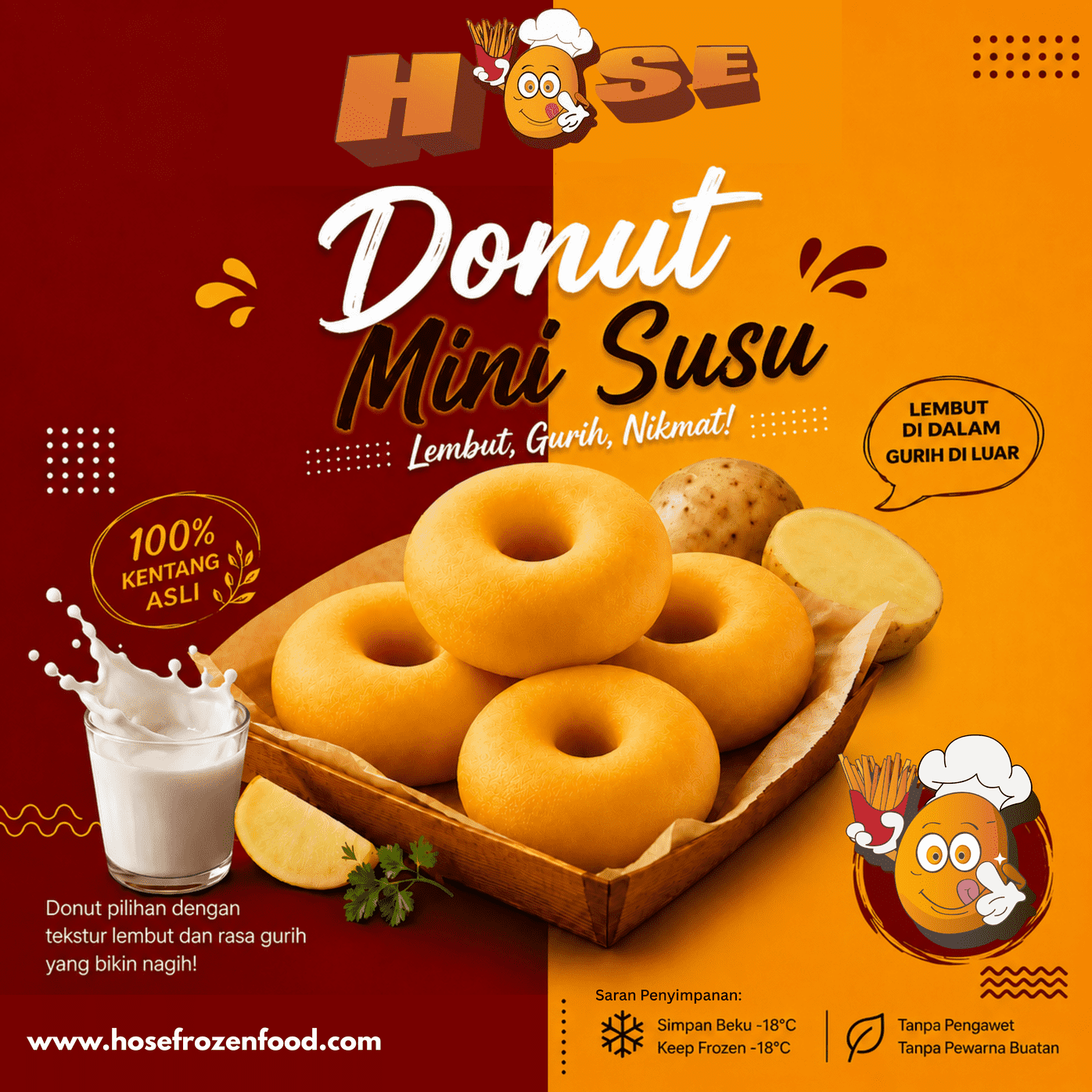 Donut Mini Susu