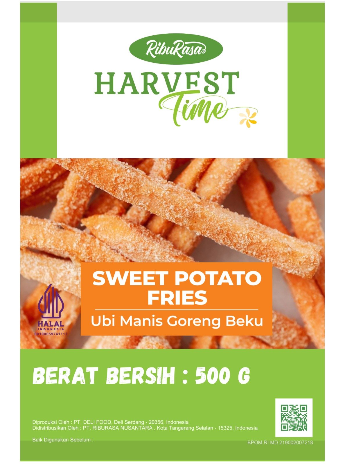 Riburasa Harvest Time Sweet Potato 500g
